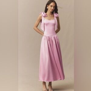 Anthropologie Hutch Ballerina Drop Waist Evening Dress Gown